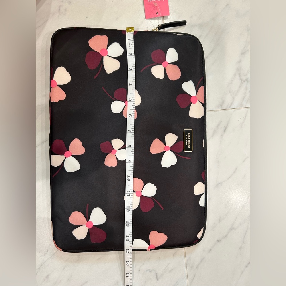 Kate Spade Black and Floral Laptop Bag - Picture 6 of 7